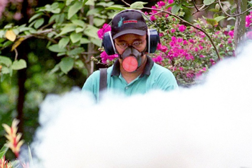 Singapore has launched a nationwide campaign, calling on 30,000 volunteers to help eliminate mosquito breeding spots. Photo: Reuters