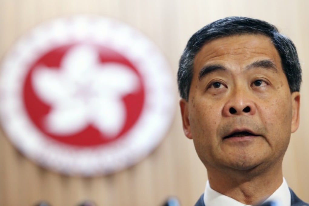 Chief Executive Leung Chun-ying. Photo: Sam Tsang