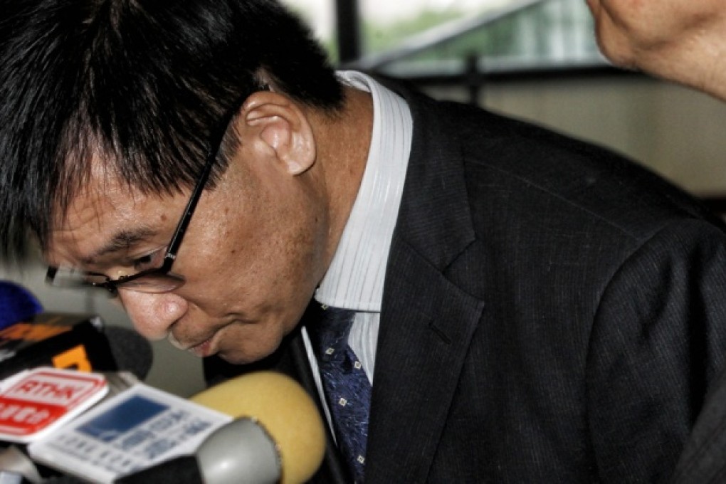 Francis Liu Hon-por, director of the Marine Department, apologised over the Lamma IV tragedy. Photo: Edward Wong