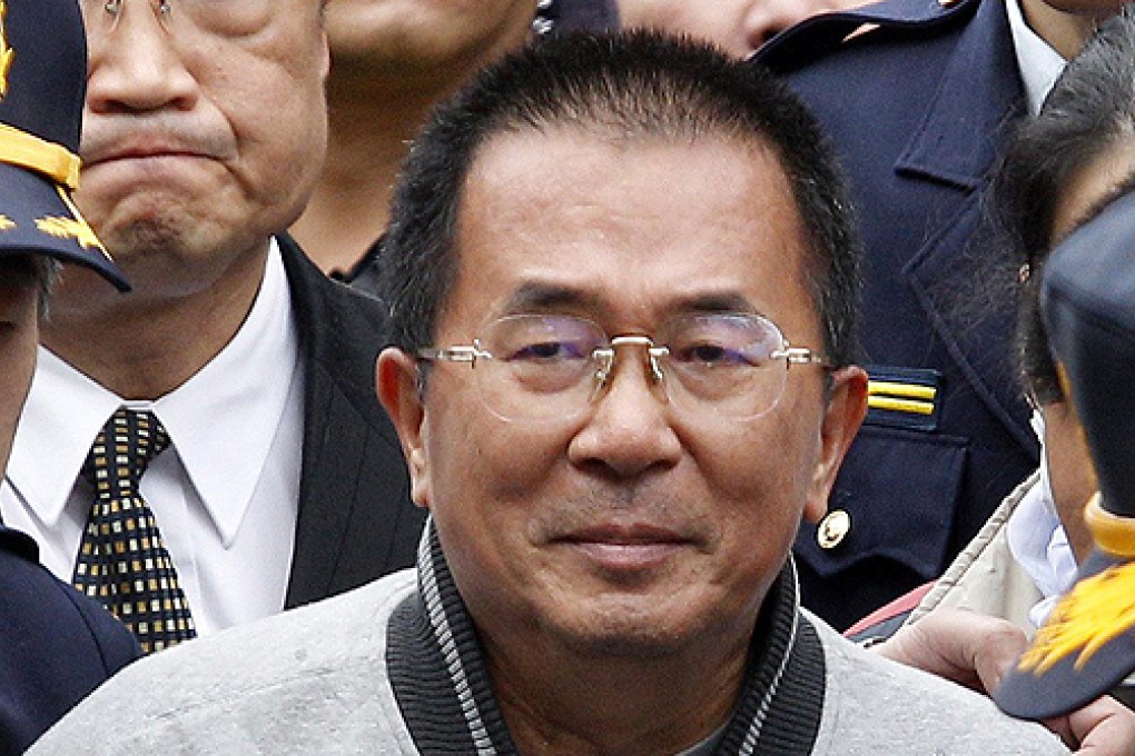 Taiwan's former president Chen Shui-bian in 2012. Photo: Reuters