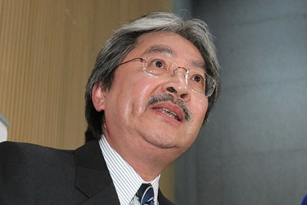 Financial Secretary John Tsang Chun-wah. Photo: Edward Wong