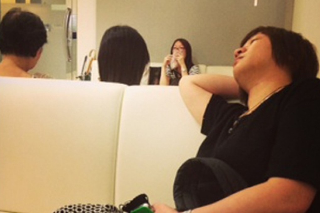 In the waiting room ahead of the results of the pathology report. Photo: Amy Wu