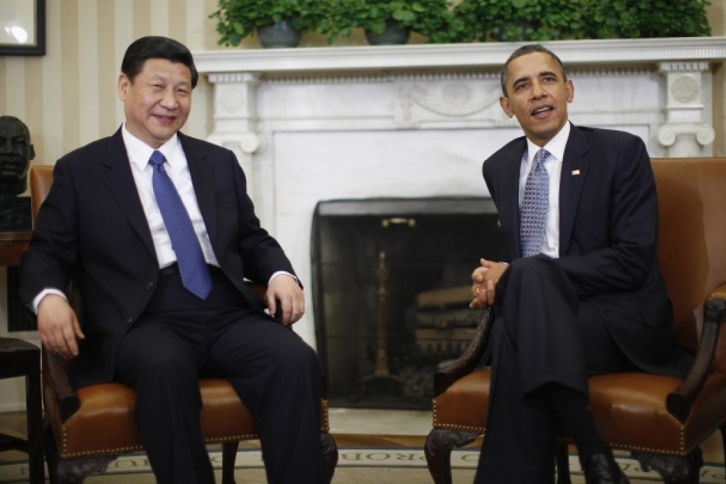 US President Barack Obama meets with China's Vice President Xi Jinping in the White House in Washington in February 2012. Photo: Reuters