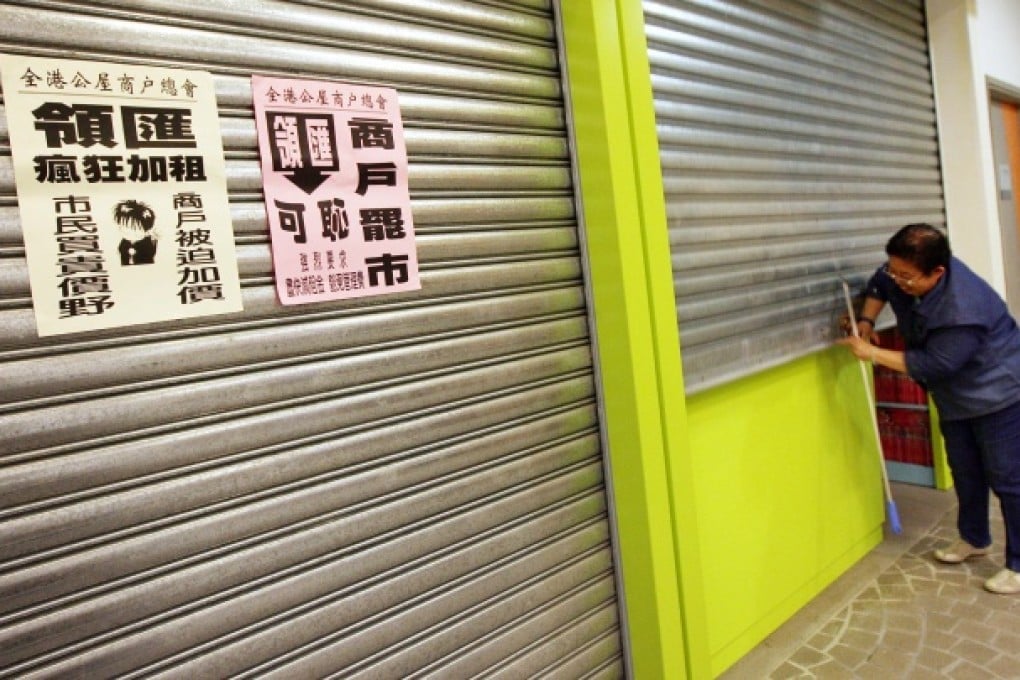 Link's plans may worry tenants, such as those angered by rent rises at Wang Tau Hom. Photo: Dickson Lee