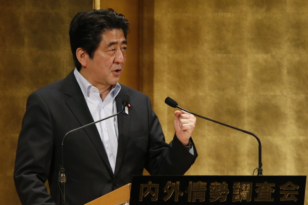 Japan's Prime Minister Shinzo Abe. Photo: AFP