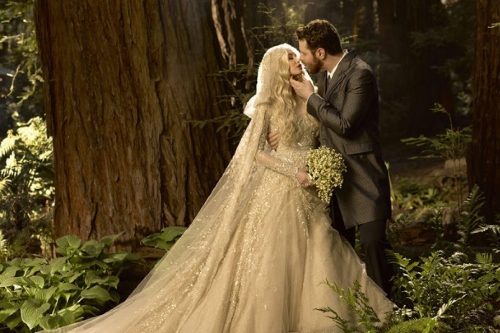 Redwoods provide a backdrop as Sean Parker weds Alexandra Lenas. Photo: SCMP Pictures