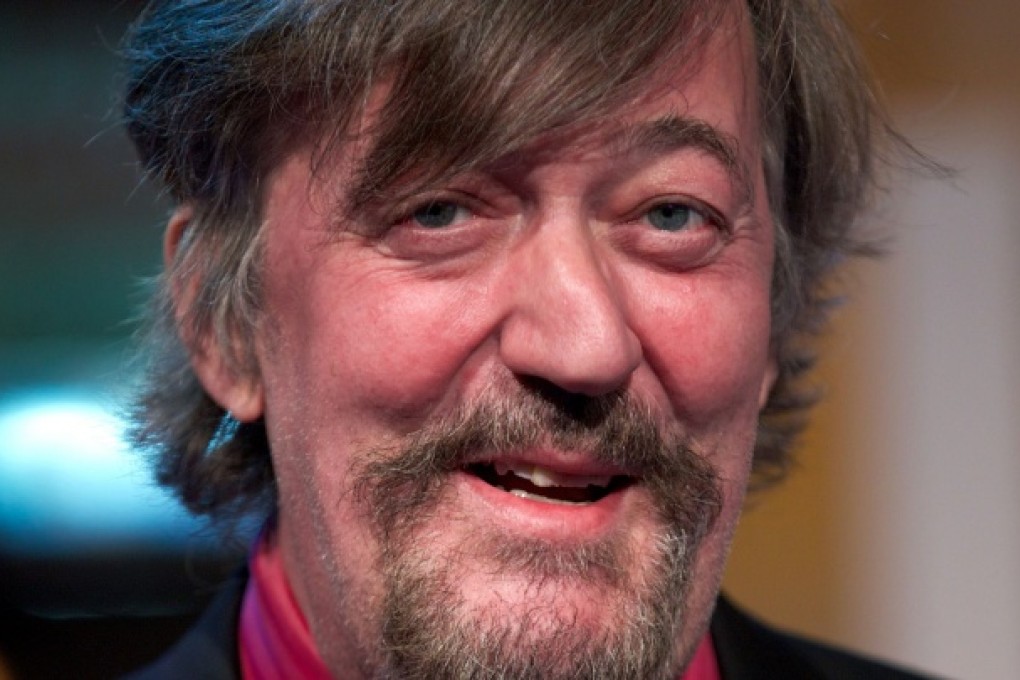 British actor Stephen Fry. Photo: AFP