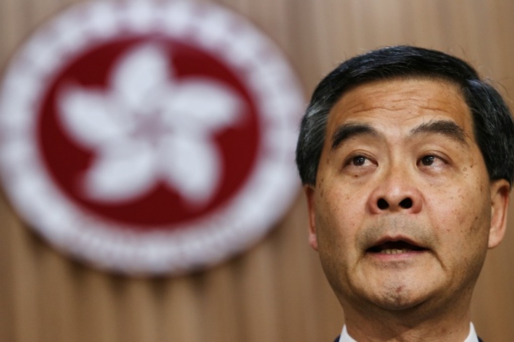 Chief Executive Leung Chun-ying. Photo: Sam Tsang