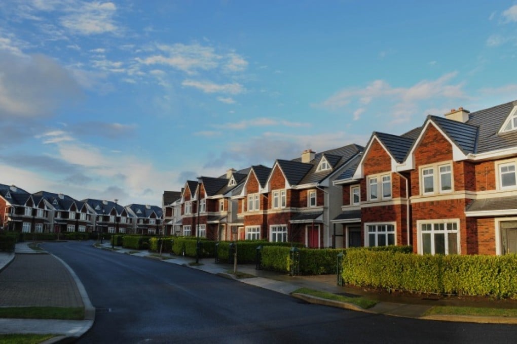 Unoccupied residential property sits on a stalled housing development in Dublin, Ireland. Photo: Bloomberg