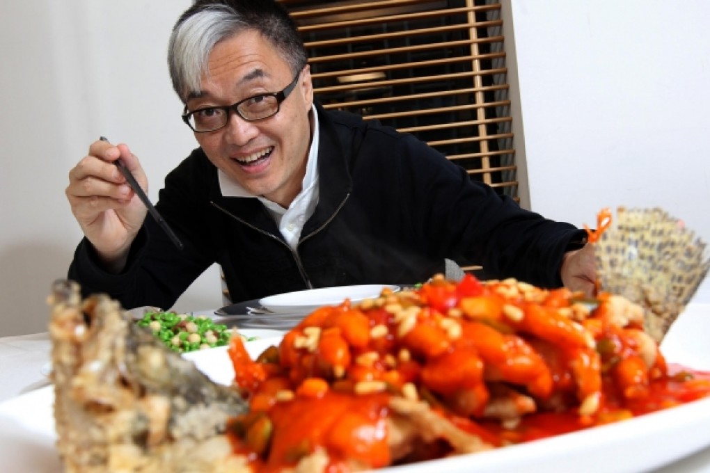 Celebrity foodie Benny Li Shun-yan loves the delicious fare at Liu Yuan Pavilion in Wan Chai. Photo: May Tse