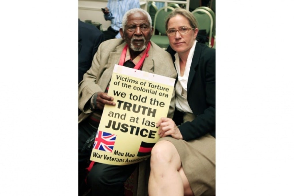 Mau Mau war veteran Gitu Wa Kahengeri and Harvard history professor Caroline Elkins.