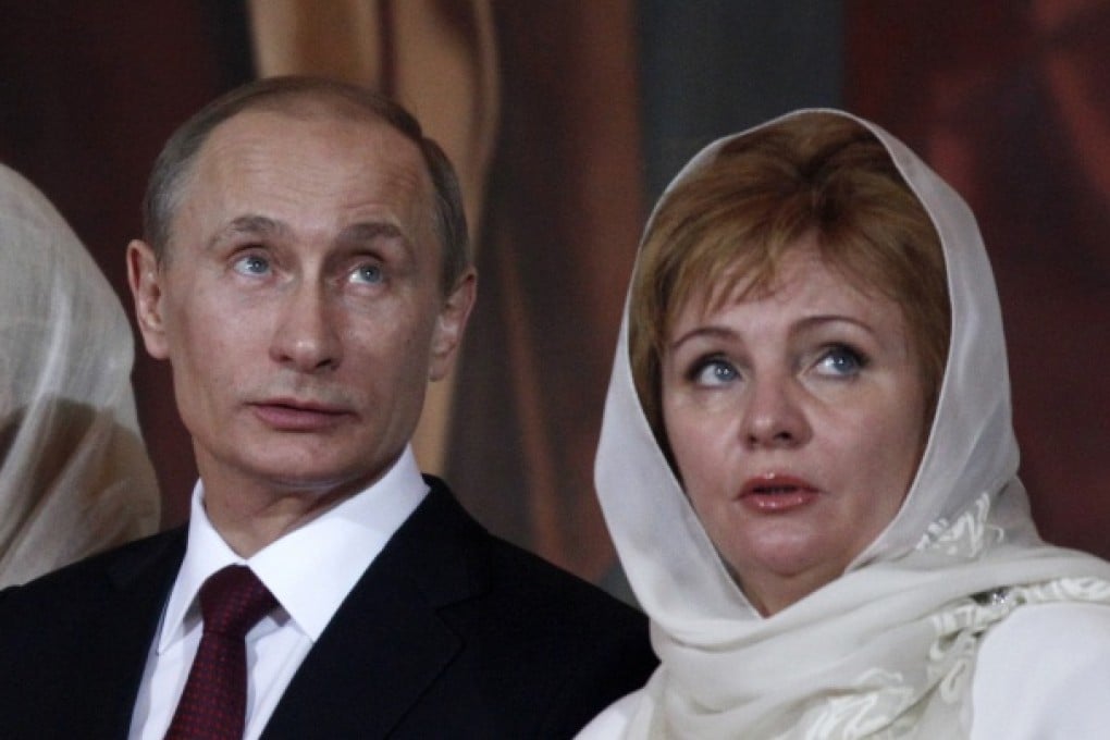 Russian President Vladimir Putin and his wife Lyudmila. The couple now say their marriage is over. Photo: AP