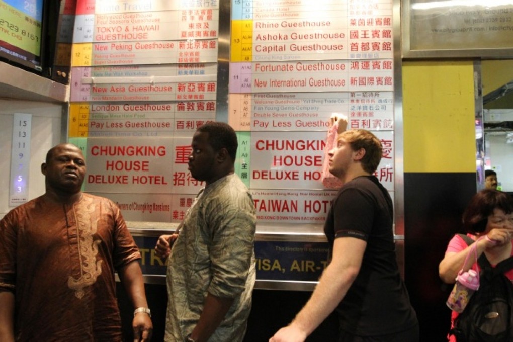 Waiting for a lift to a guest house or restaurant in the maze of hallways. Photo: John Carney