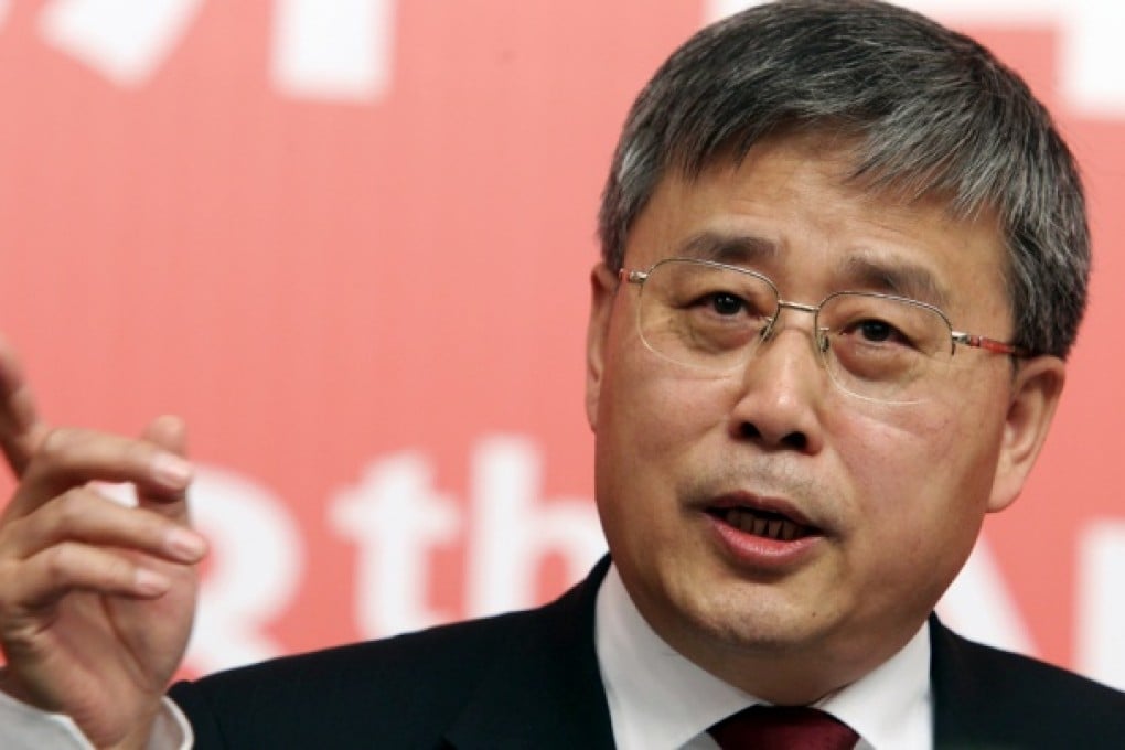 Former CSRC chairman Guo Shuqing. Photo: Simon Song