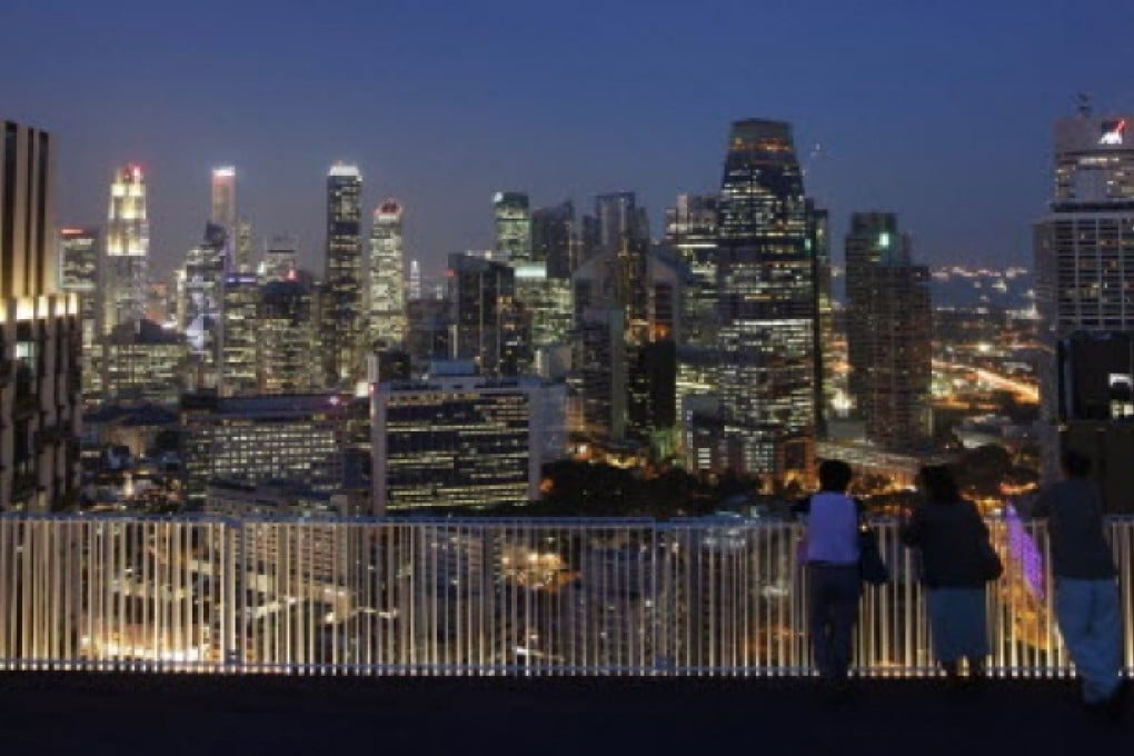 The skyline of the central business district in Singapore. Photo: Reuters