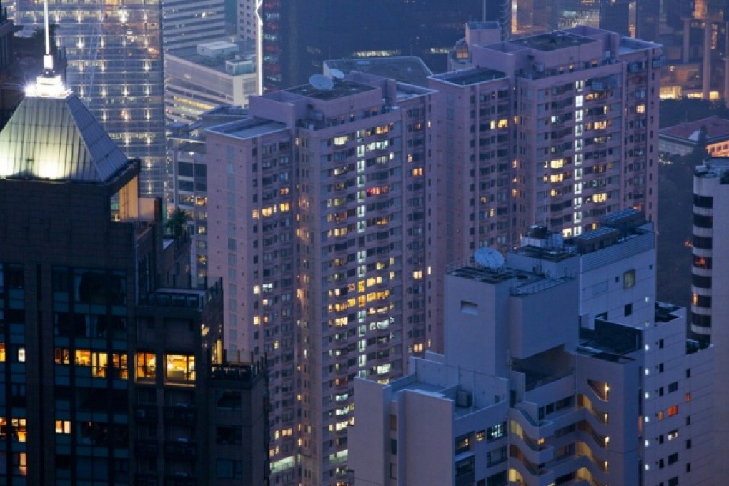 Around half the people in Hong Kong do not own their home, this group consisting mainly of the young and the less well off, who are further burdened by high rents and high property prices. Photo: Bloomberg