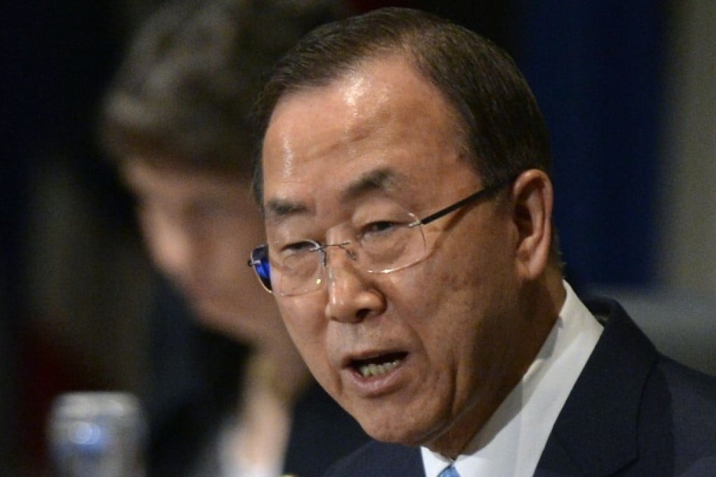 UN Secretary General Ban Ki-moon. Photo: AFP