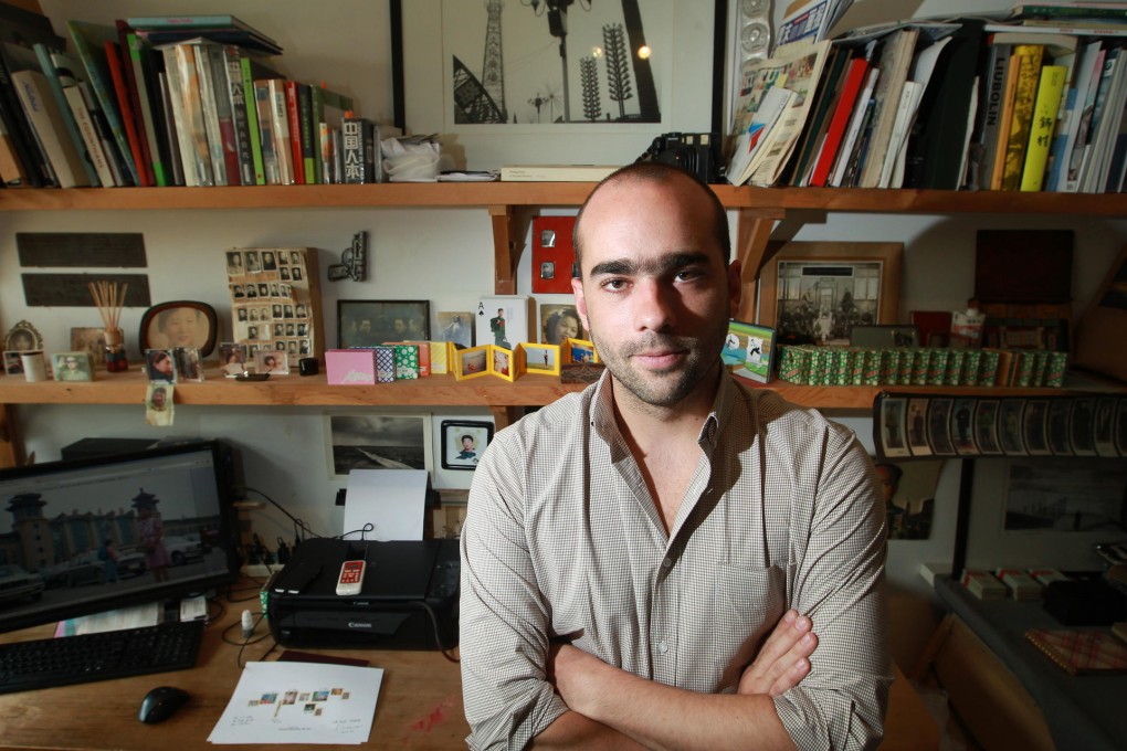 Thomas Sauvin in his Beijing studio. Photo: Simon Wong