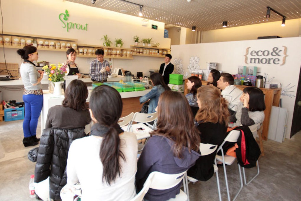 Sprout Lifestyle's store in Shanghai. Photo: Chiara Squinzi