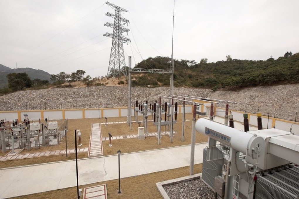 A China Resources New Energy Group electrical substation at one of its wind turbine locations in Shantou, Guangdong. Photo: Bloomberg