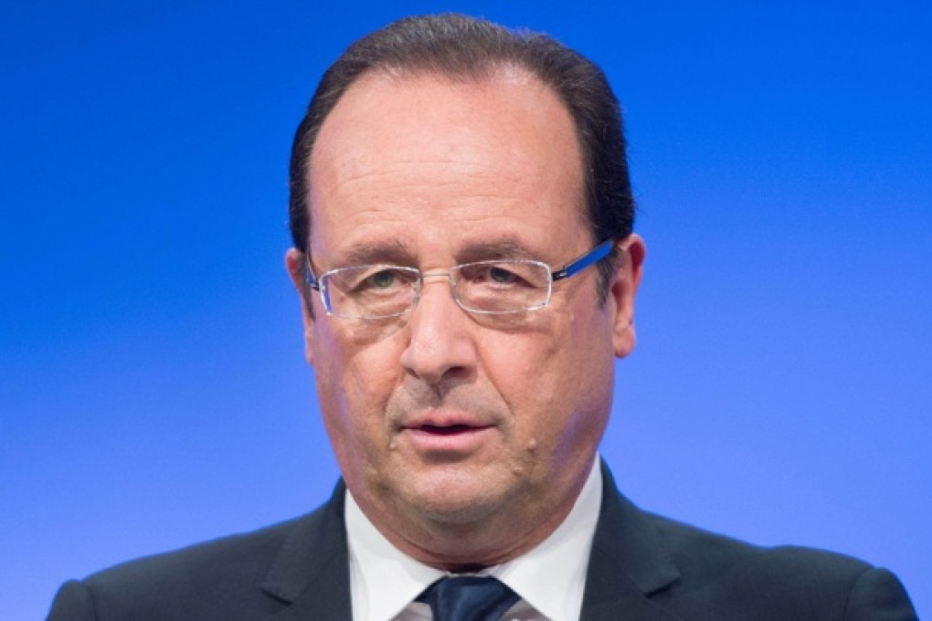 France's President Francois Hollande. Photo: AFP