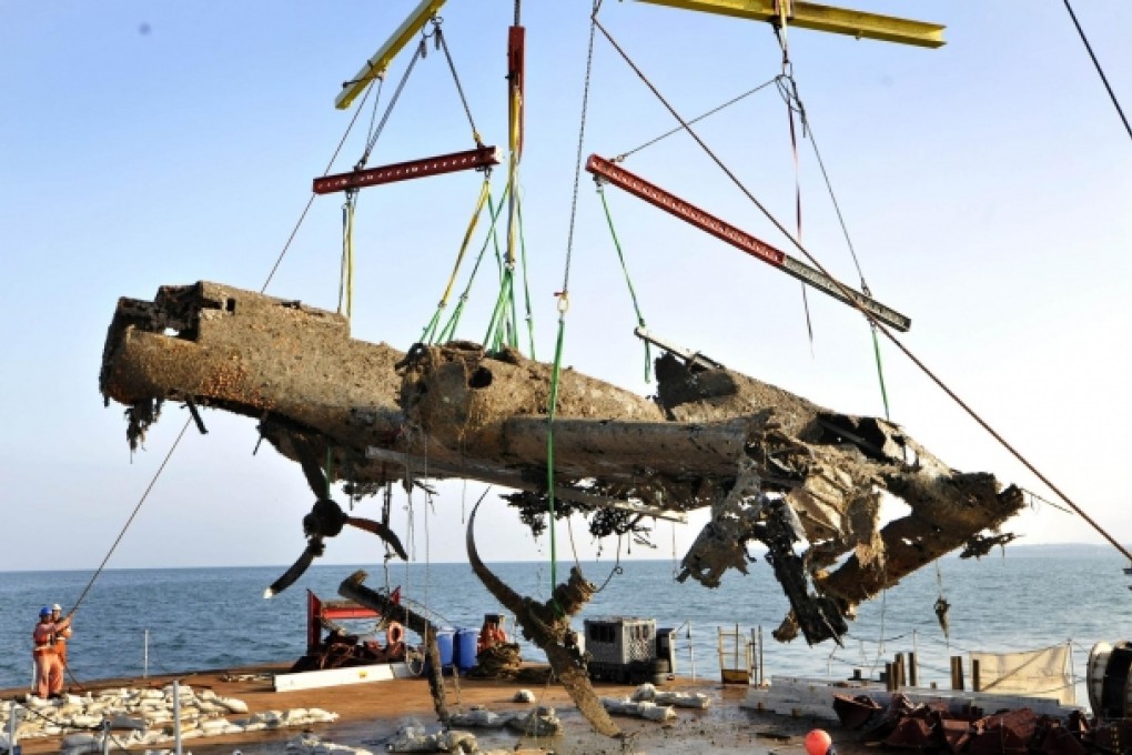 The wreckage was discovered by divers in 2008. Photo: Reuters