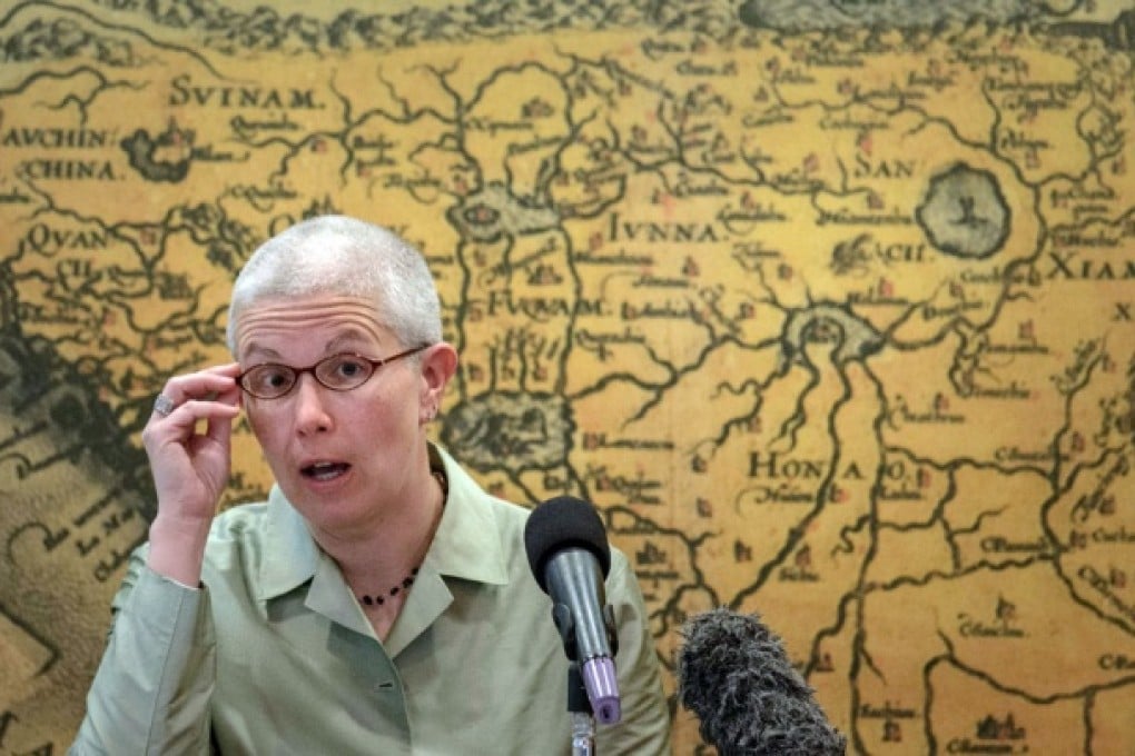 Sophie Richardson, China director at Human Rights Watch. Photo: AFP