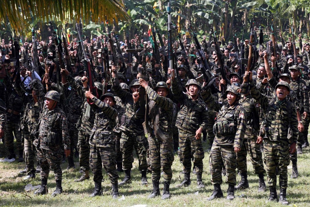 Moro Islamic Liberation Front rebels in the Philippines. Photo: Reuters