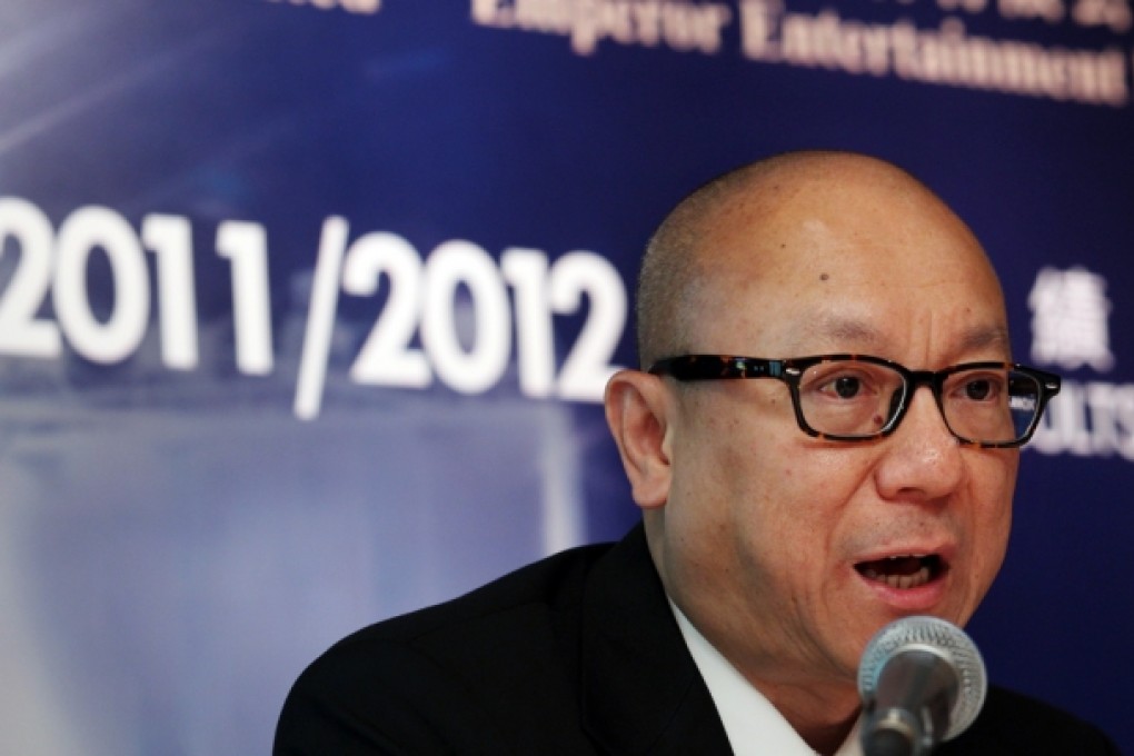 Emperor executive director Donald Cheung Ping-keung. Photo: Nora Tam