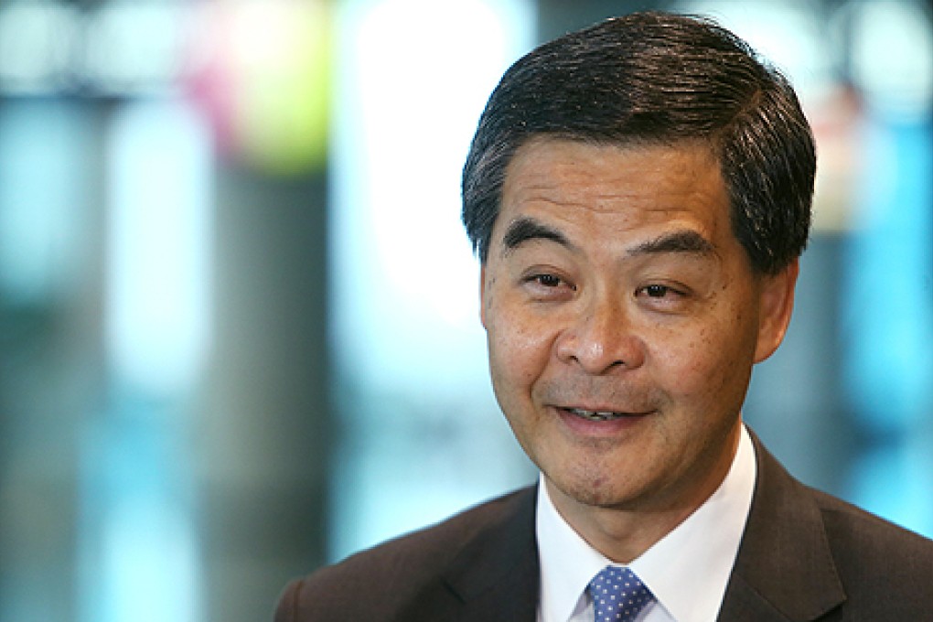 Chief Executive Leung Chun-ying has kept silent on the Edward Snowden case. Photo: Sam Tsang