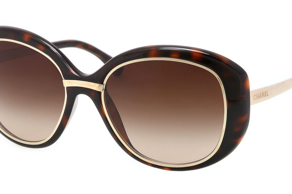 Oversized round nylon sunglasses with titanium rims (HK$3,600) from Chanel, chanel.com