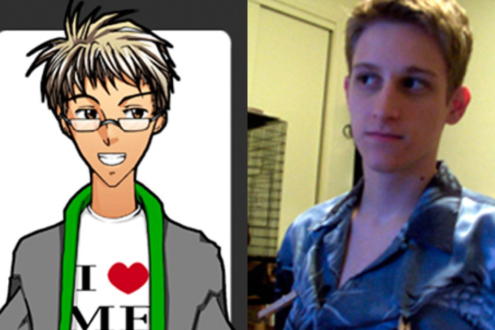 An avatar associated with a user called TheTrueHOOHA (left) and what has been identified as a young Edward Snowden (right). Photos: Reuters