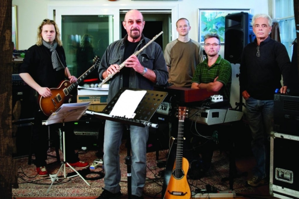 Ian Anderson (front) with his touring band: "I don't pay attention to other people's music and haven't since my late teens or early 20s."