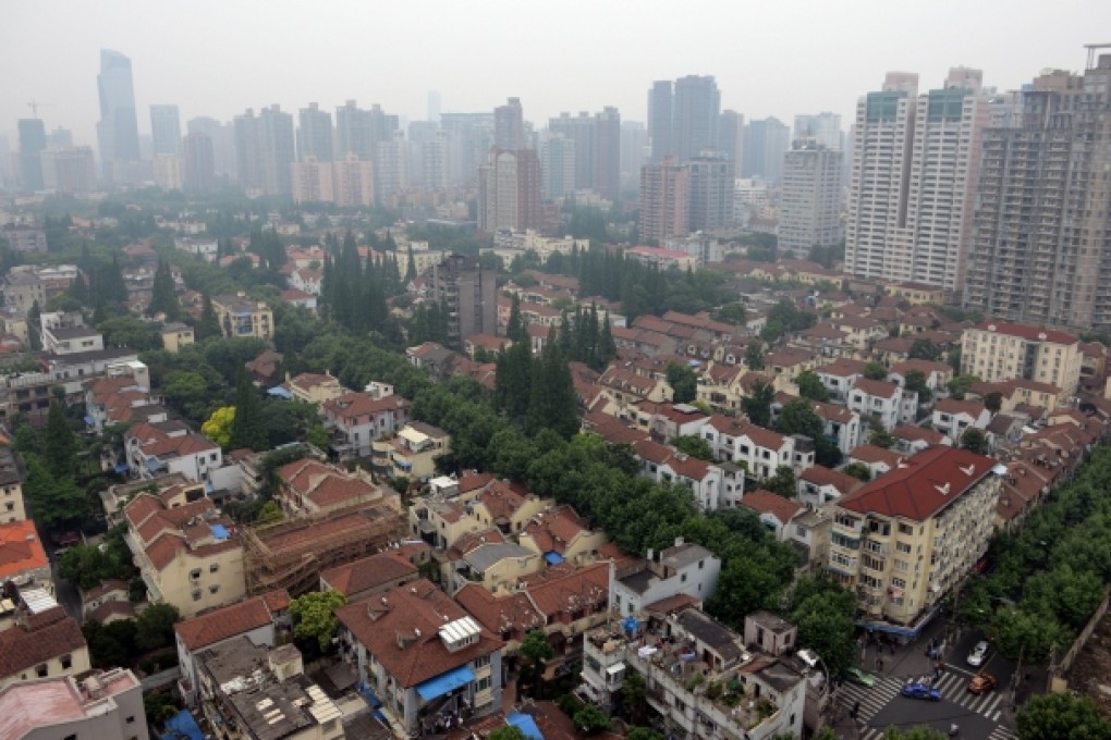 Aerial view of Shanghai. Photo: AFP