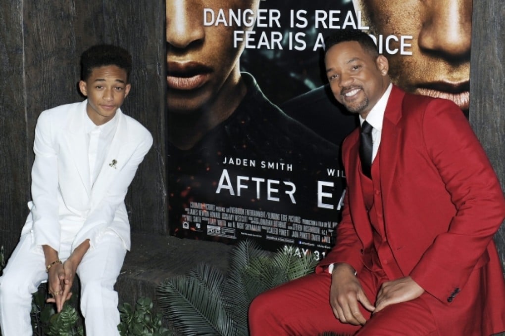 US actors Will Smith (R) and his son Jaden Smith attend the 'After Earth' US premiere at the Ziegfeld Theatre in New York on May 29, 2013. Photo: EPA