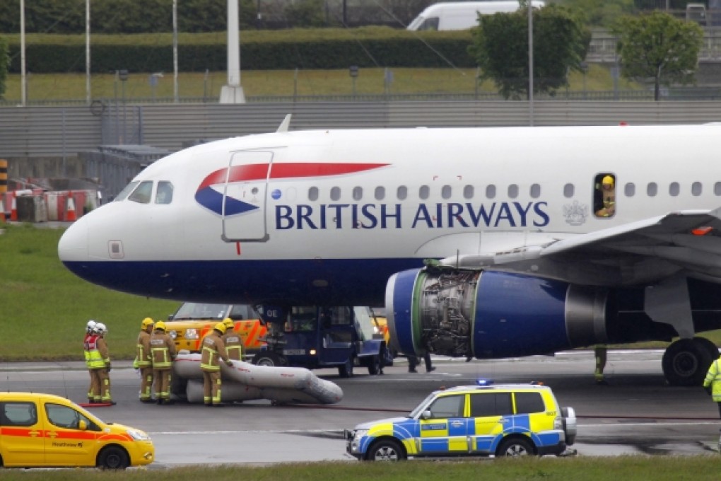 A British Airways planeat Heathrow airport. Photo: EPA