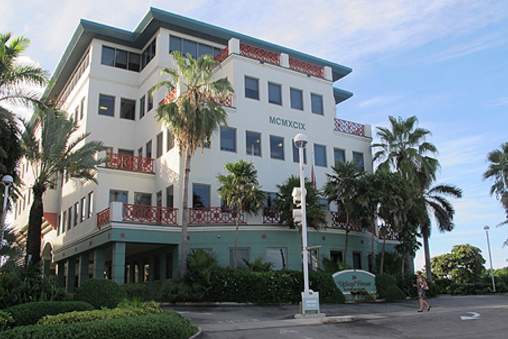 The Ugland House, the registered office for thousands of global companies, stands in George Town on Grand Cayman Island. Photo: AP