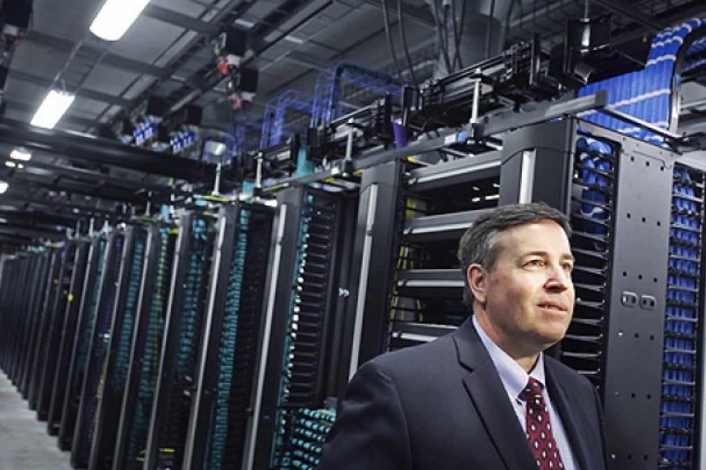 Tom Furlong, vice president of site operations at Facebook, at the company's server facility in Lulea, Sweden. Photo: Reuters