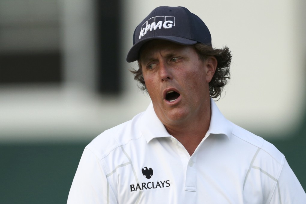 Phil Mickelson of the US. Photo: Reuters