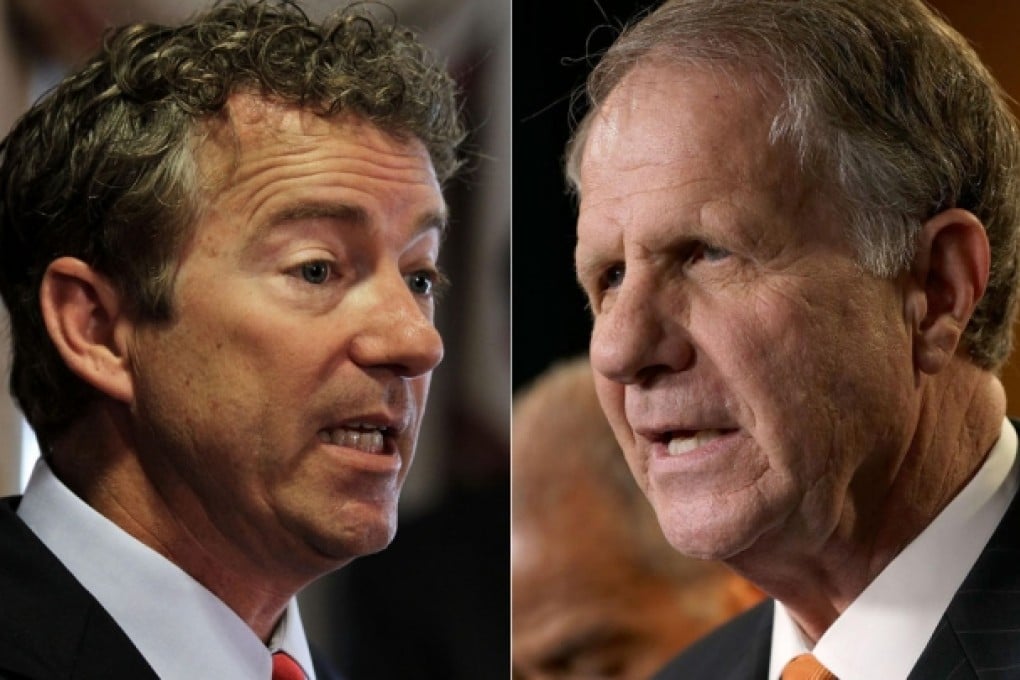 Strange bedfellows: Rand Paul (left) and John Conyers.