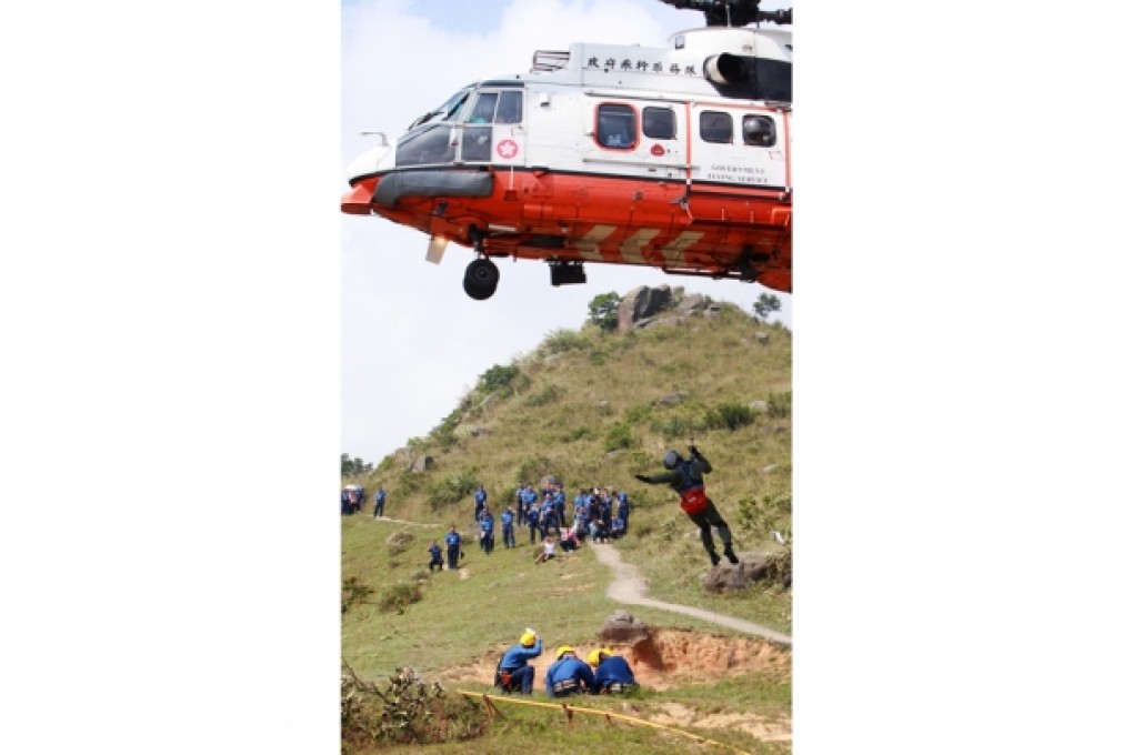 Government Flying Service helicopter. Photo: Felix Wong