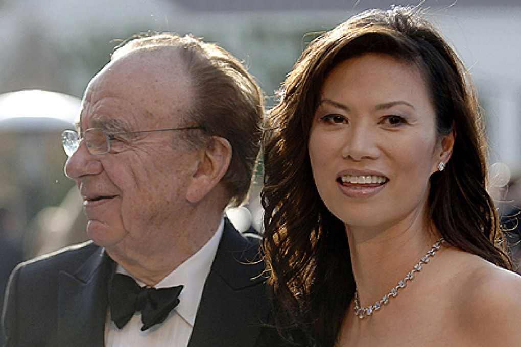 Many microbloggers said Wendi Deng married Rupert Murdoch for money. Photo: Reuters