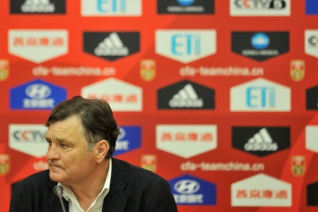 China's head coach Jose Antonio Camacho. Photo: Xinhua