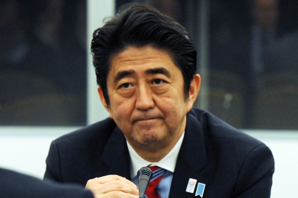 Japanese Prime Minister Shinzo Abe. Photo: AFP