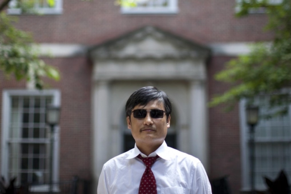 Chen Guangcheng at New York University last June. Photo: NYT