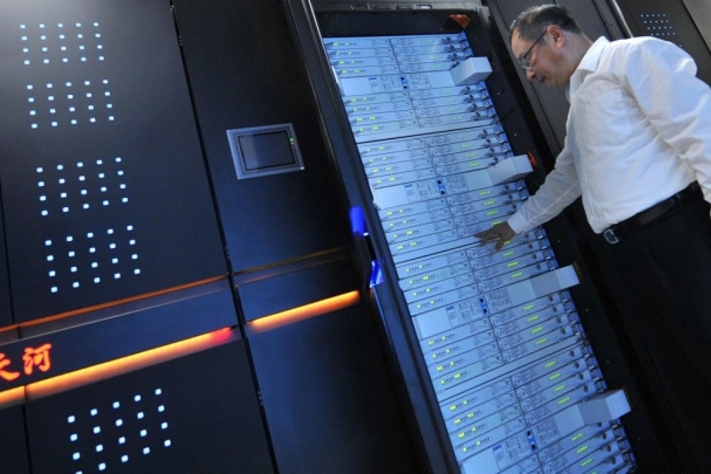 The Tianhe-2 can perform 33,860 trillion calculations a second, but it will not have much chance to run at full working capacity. Photo: Xinhua