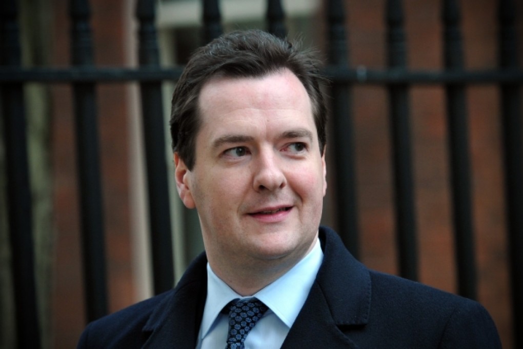 Britain’s Chancellor of the Exchequer, George Osborne is expected to signal that the country’s banking sector is on the mend. Photo: AFP