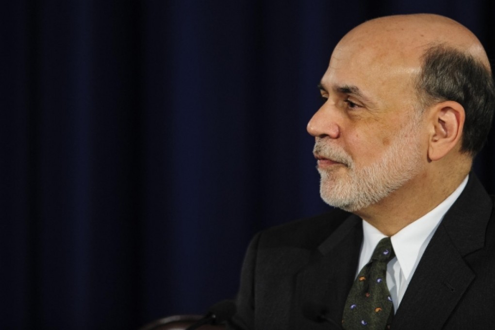 Federal Reserve chairman Ben Bernanke says tapering of quantitative easing will start later this year. Photo: Bloomberg