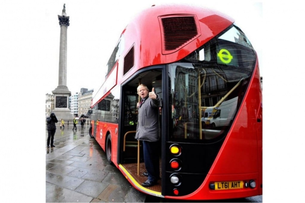Boris Johnson gives the New Bus for London the thumbs-up
