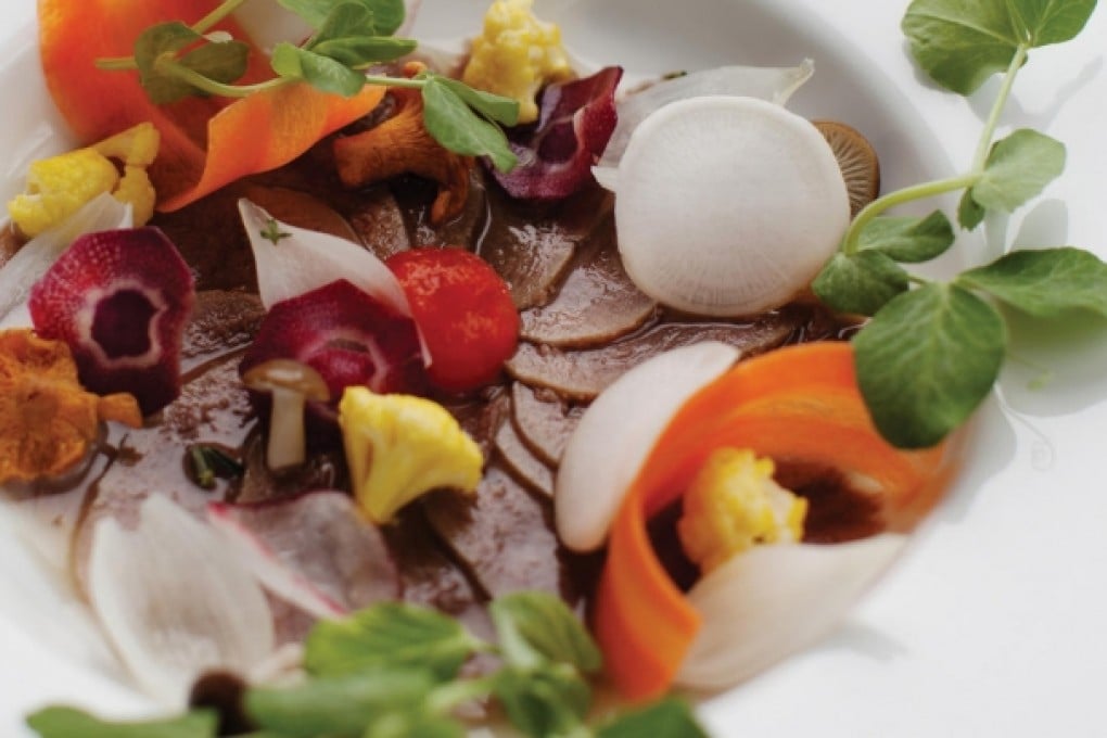 Veal tongue au vinaigrette at The Lounge at the Four Seasons